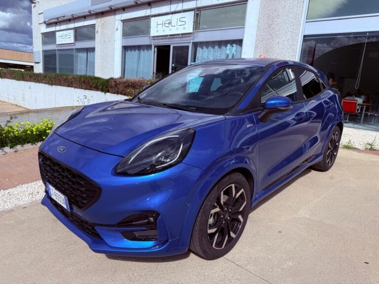 FORD PUMA BLU AUTOMATICA USATO OLBIA FRONTE ANT SX